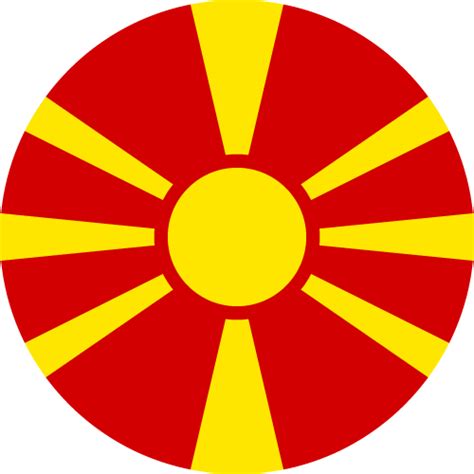 Vector Map Of North Macedonia Flag Free Vector Maps