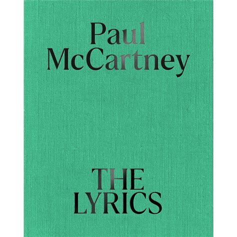 Pre Order Paul Mccartney The Lyrics Hardcover Book Set