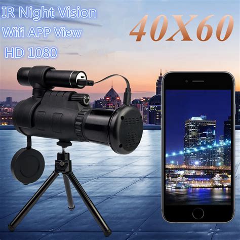 40x60 Hd Zoom Optics Ir Lens Night Vision Infrared Monocular Binoculars