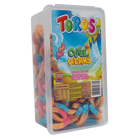 Cutee Worms - Assorted • Toros Gummy Jelly