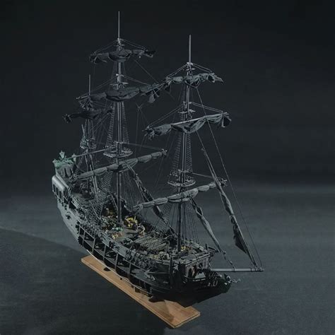 New New 150 Diy Black Pearl Ship Model Building Kits For Pirates Of