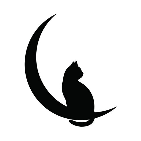 6 Moon Cat Svg Cat Svg Files For Silhouette Cameo And Cricutmoon Star