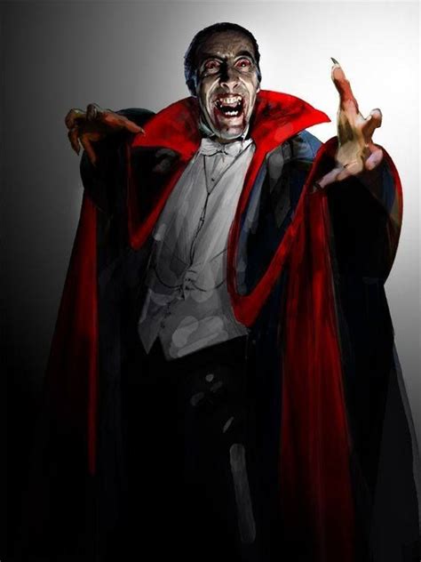Christopher Lee Art By Atula Siriwardane Horror Show Horror Films Horror Art Vampire Images