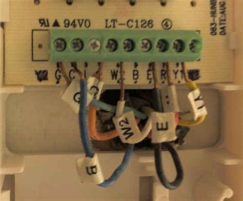 I called honeywell and sent them these pics. Unique Honeywell Smart thermostat Wiring Diagram #diagram #diagramsample #diagramtemplate # ...