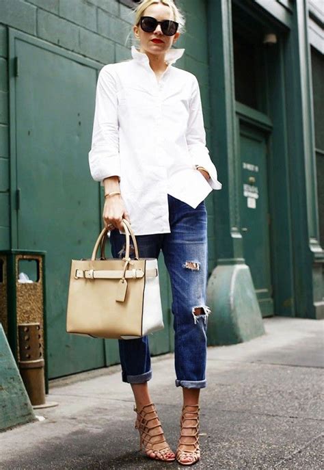 23 Outfit Ideas That Prove You Need A White Shirt Beige