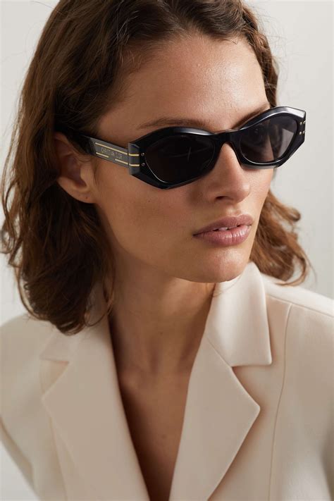 Dior Eyewear Diorsignature B1u Cat Eye Acetate Sunglasses Net A Porter