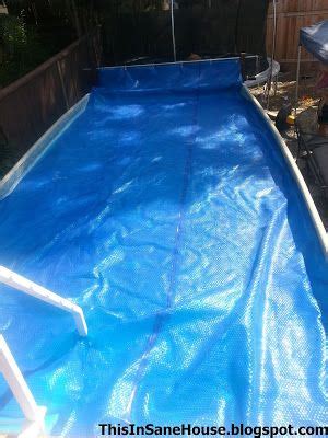 Easy diy, quick project to keep your swimming pool area clean and organized. This inSane House: DIY: Solar Cover Reel for an Above Ground Pool | Solar cover, Solar pool ...