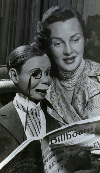 Charlie And Francis Bergen C1949 Charlie Mccarthy Paul Winchell