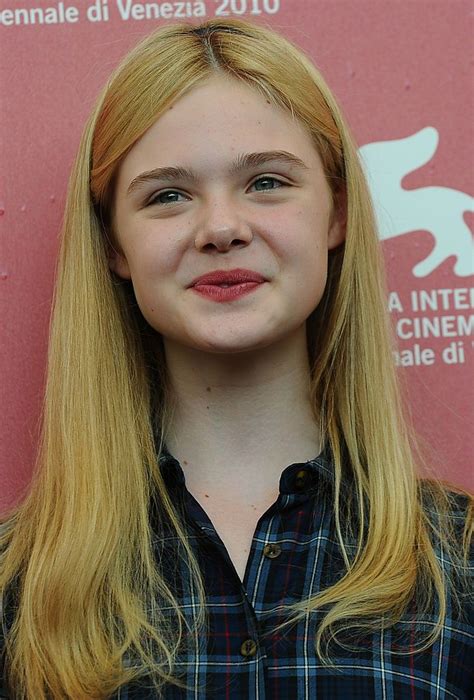 Us Actress Elle Fanning Poses During The Photocall Of Somewhere At