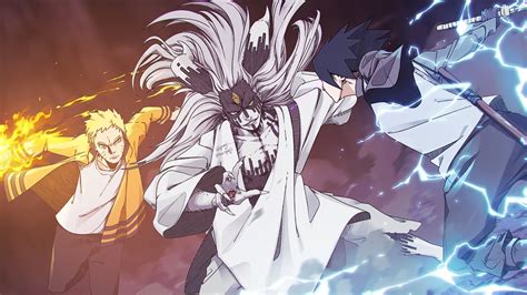 Naruto And Sasuke Vs Momoshiki Boruto Anime Episode 65 Vs The Movie