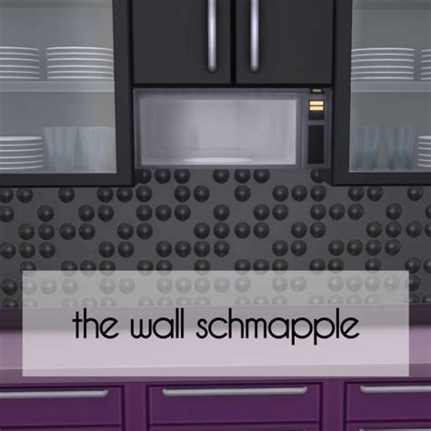 Mod The Sims Wall Microwaves By Madhox • Sims 4 Downloads
