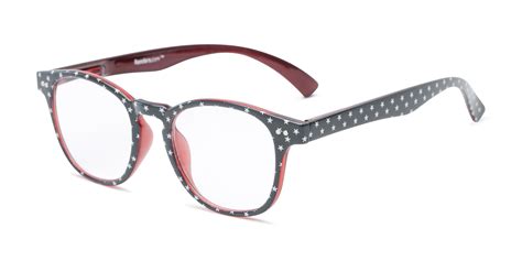 Patriotic Star Printed Fully Magnified Reading Glasses ®