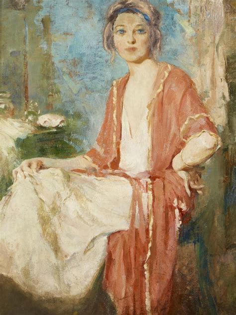 Lot American School Early 20th Century Portrait Of A Young Woman