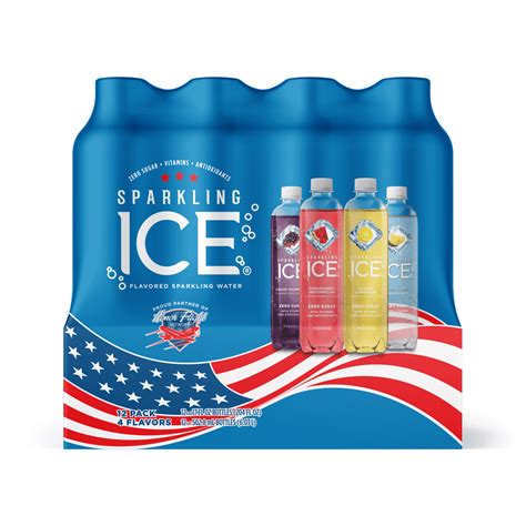 Sparkling Ice Variety Pack 17 Fl Oz 12 Count Grape Raspberry