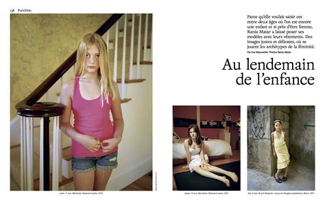 Tearsheet Rania Matar S L Enfant Femme In Marie Claire