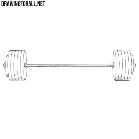 Can barbell work really make a difference in your body? How to Draw a Barbell | Drawingforall.net