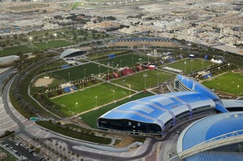 Aerial Photograph Doha Sports Facility Grounds Of The Aspire Academy