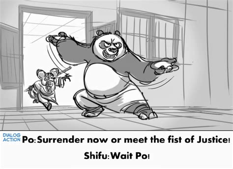 Joonki Park S Storyboard Portfolio Kung Fu Panda Story Test