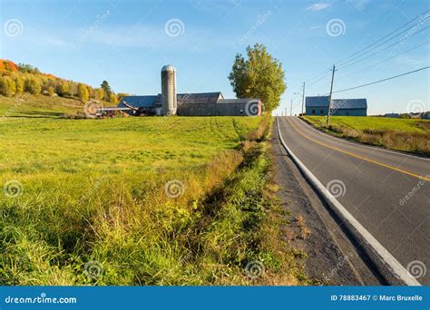 Quebec Countryside In Autumn Stock Image Image Of Season Color 78883467