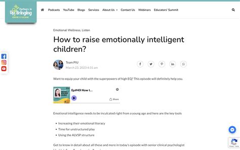 How To Raise Emotionally Intelligent Children Promises Healthcare