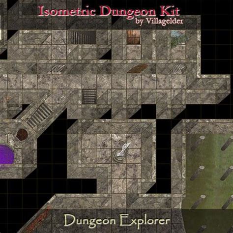 Isometric Dungeon Kit Dungeon Explorer Roll20 Marketplace Digital