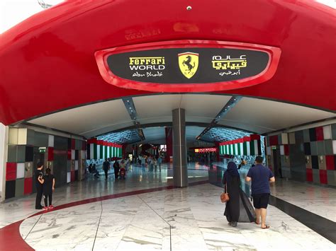 Ferrari World Entrance Abudhabi Ferrari World Ferrari World Abu