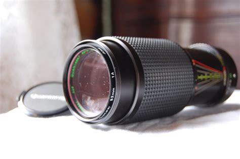 A lens mount is a standard or proprietary interface used by camera and lens manufacturers to ensure a secure and accurate means for attaching a lens to a camera body. Quantaray 80-205mm manual focus lens at DVinfo.net