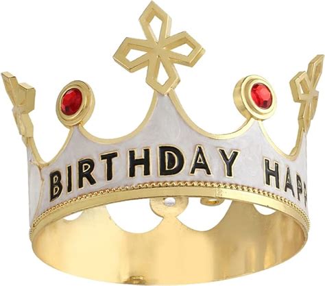 Solustre Glücklich Geburtstag Kinder Crown König Royal Kronen Kind