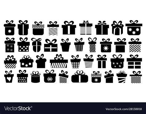 Ts Silhouette Set Royalty Free Vector Image