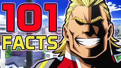 101 My Hero Academia Facts That You Probably Didnt Know 101 Facts