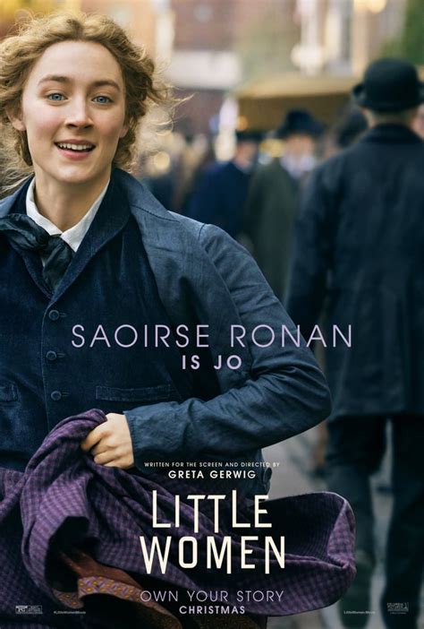 Saoirse Ronans Little Women Poster Little Women 2019 Movie Character