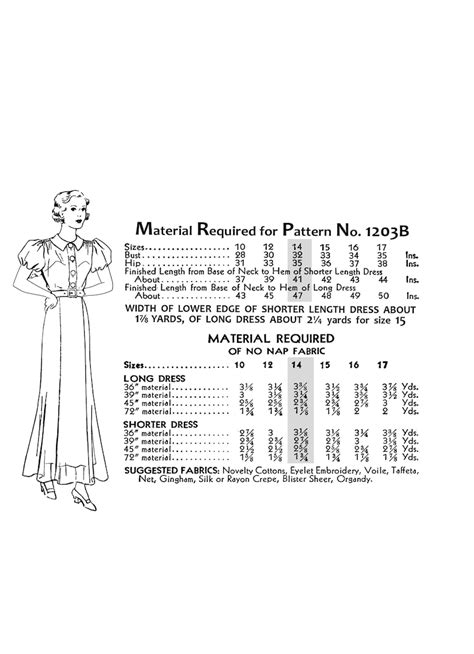 1930s Pretty Tea Or Dinner Dress Sewing Pattern Bust 32 Etsy