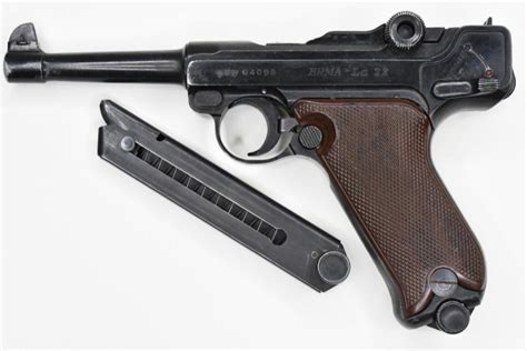 Sold Price German Erma La 22 22lr Semi Auto Luger Pistol Invalid