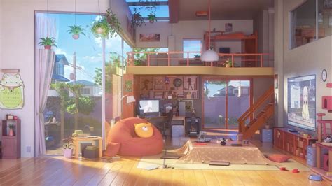 Download Living Room Anime Room Anime Room Hd Wallpaper