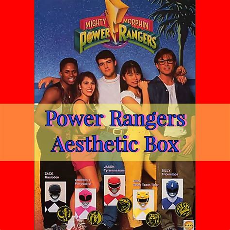 Power Rangers Aesthetic Box Dress Like Your Favorite Power Ranger Etsy
