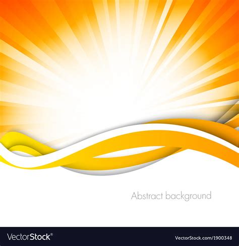 Colorful Orange Background Royalty Free Vector Image