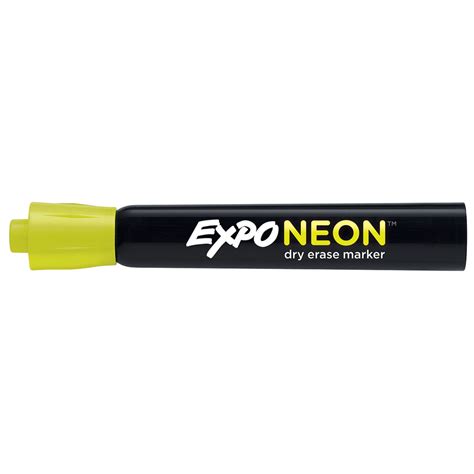 Expo Neon Yellow Dry Erase Marker Bullet Tip