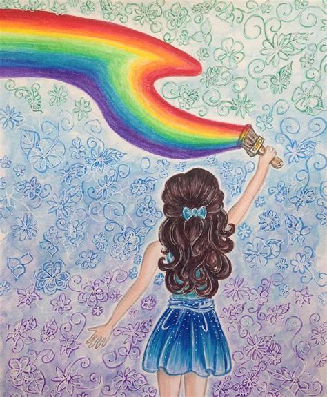 Creative Cool Rainbow Drawings Magic Pau