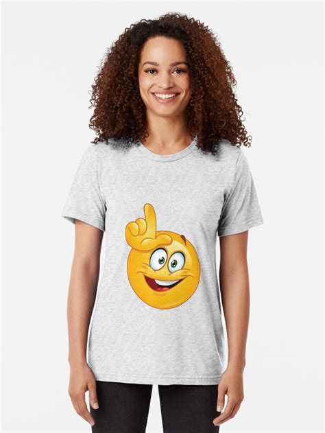 Loser Emoji Emoticon Laugh L Shaped Hand T Shirt By Stevesemojis