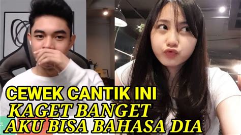 Bule Cantik Kaget Fiki Naki Bisa Bahasa Mereka Auto Histeris Ome Tv