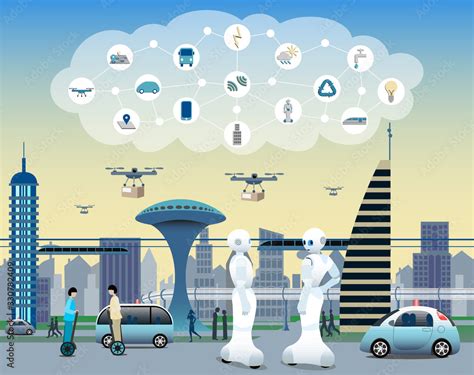 Internet Of Things Iot City Use Case Everything Connected By 5g In