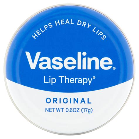Vaseline Lip Therapy Lip Balm Tin Original 06 Oz