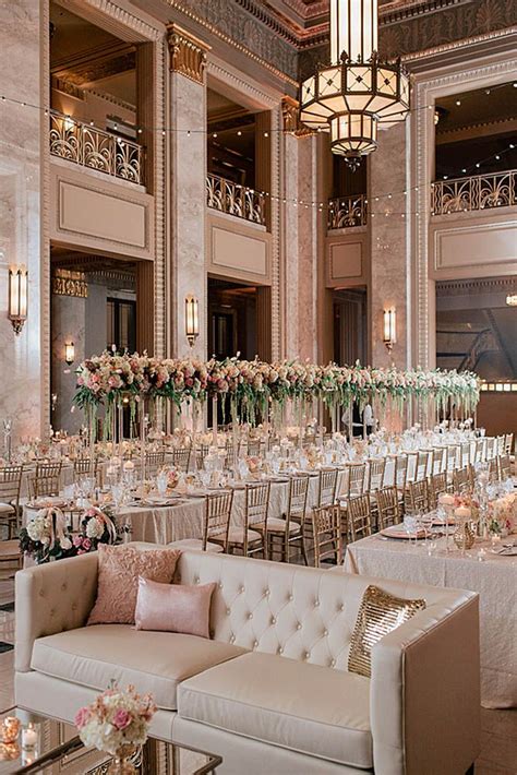 42 Glamorous Rose Gold Wedding Decor Ideas Wedding Forward Rose