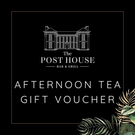 Afternoon Tea For Two Gift Voucher The Post House