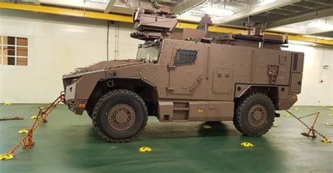 French Dga Qualifies Serval Armored Vehicle Transportation By Ships