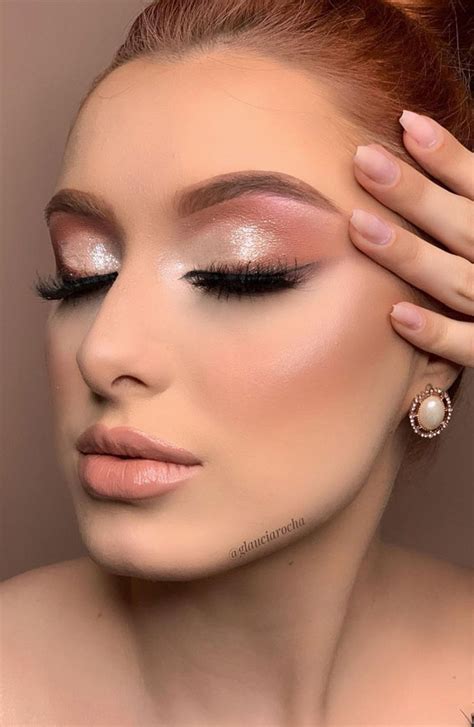 Incredibly Beautiful Soft Makeup Looks For Any Occasion Soft Shimmery Makeup
