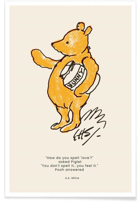 Winnie The Pooh Poster Juniqe