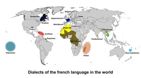 Dialects Of The French Language In The World French Language