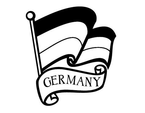 Dibujo De Bandera De Alemania Pintado Por En Dibujos Net El D A