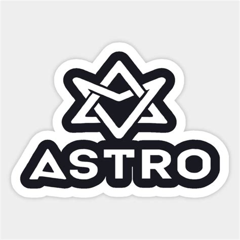 Astro Logo Astro Logo Sticker Teepublic